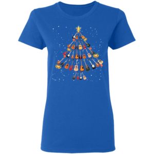 Guitar Christmas Tree Shirt image Guitar Christmas Tree Shirt