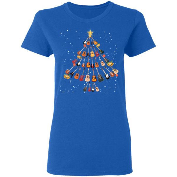 Guitar Christmas Tree Shirt