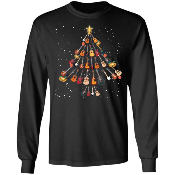 Guitar Christmas Tree Shirt