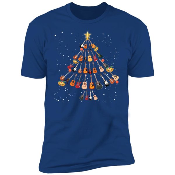 Guitar Christmas Tree Shirt