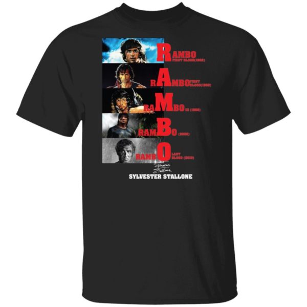 Rambo All Season Sylvester Stallone Signature Shirt