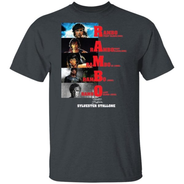 Rambo All Season Sylvester Stallone Signature Shirt