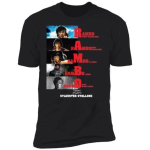 Rambo All Season Sylvester Stallone Signature Shirt image Rambo All Season Sylvester Stallone Signature Shirt