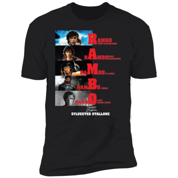 Rambo All Season Sylvester Stallone Signature Shirt