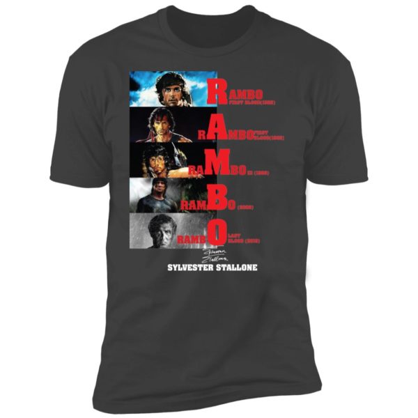 Rambo All Season Sylvester Stallone Signature Shirt