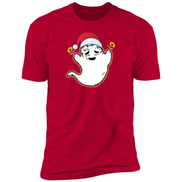 Ghost Malone And Sunflower Santa Christmas Shirt