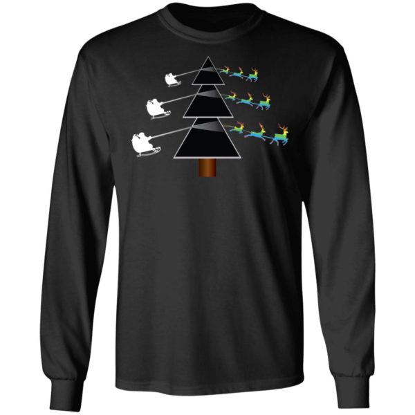 Pink Floyd Dark Side Of The Christmas Tree Parody Shirt