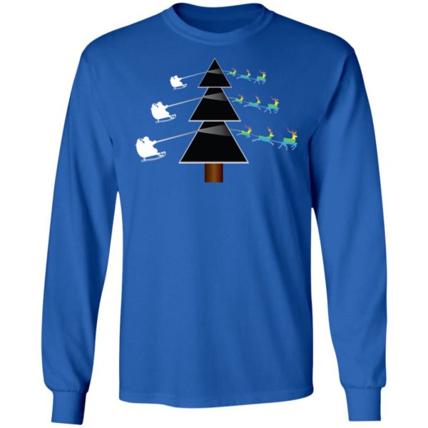 Pink Floyd Dark Side Of The Christmas Tree Parody Shirt