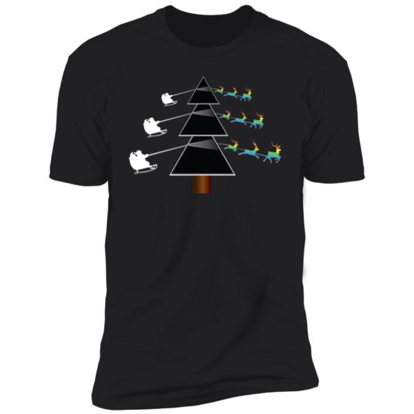 Pink Floyd Dark Side Of The Christmas Tree Parody Shirt