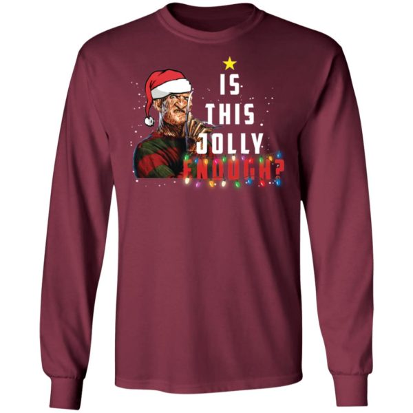 Freddy Krueger Santa is This Jolly Enough Christmas Shirt