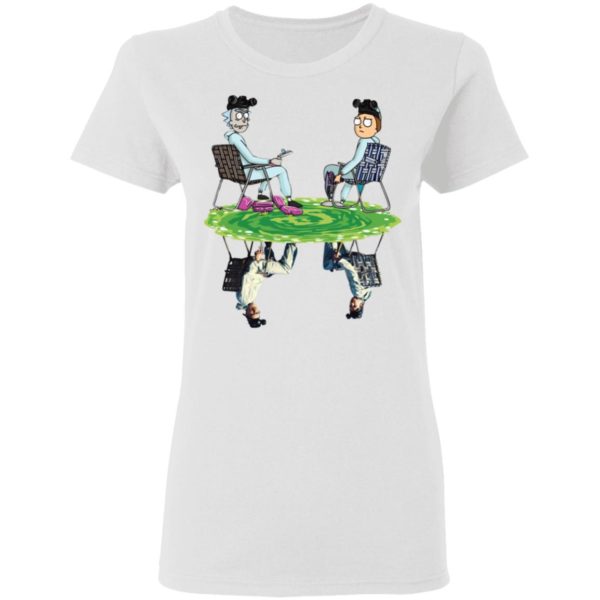 Breaking Bad Bryan Cranston & Aaron Paul Rick and Morty Shirt