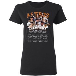 Astros American Lleague Champions 2019 Signature Shirt