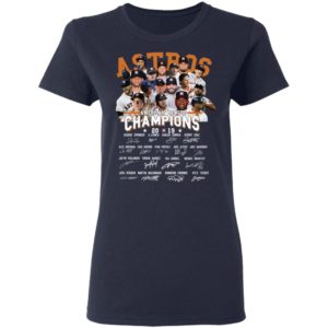 Astros American Lleague Champions 2019 Signature Shirt
