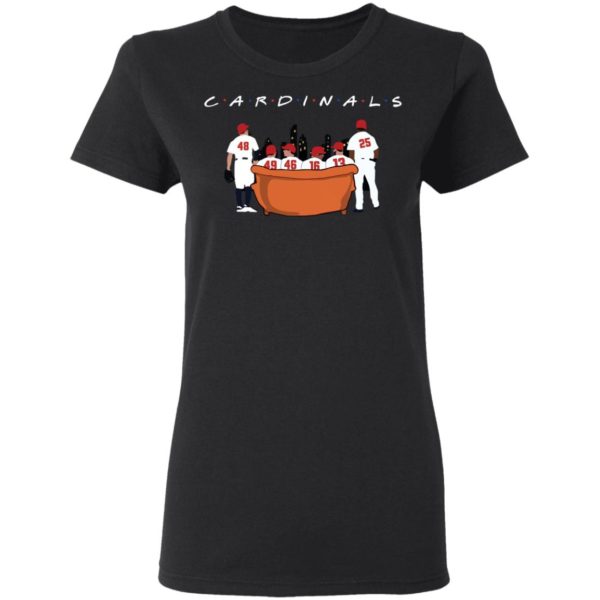 Cardinals Players Sit On Sofa Friends Shirt