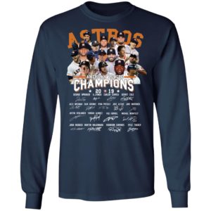 Astros American Lleague Champions 2019 Signature Shirt