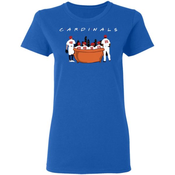 Cardinals Players Sit On Sofa Friends Shirt