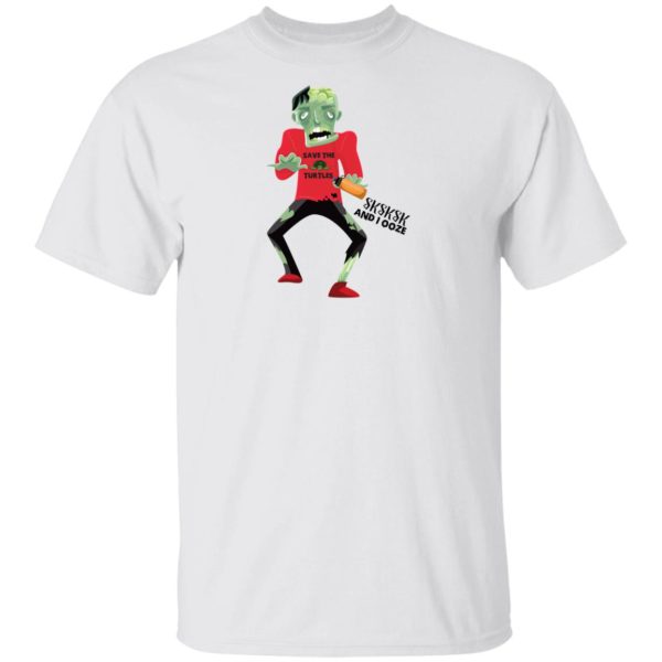 Sksksk And I Ooze Funny Zombie Halloween School Shirt