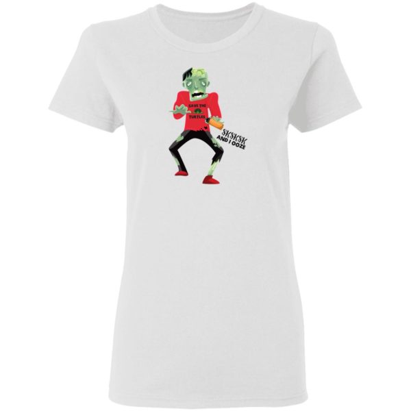 Sksksk And I Ooze Funny Zombie Halloween School Shirt