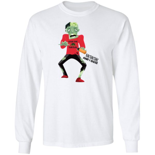 Sksksk And I Ooze Funny Zombie Halloween School Shirt