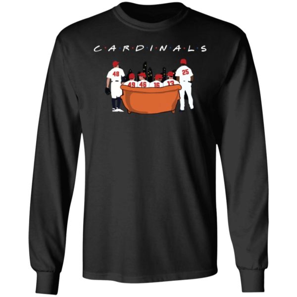 Cardinals Players Sit On Sofa Friends Shirt