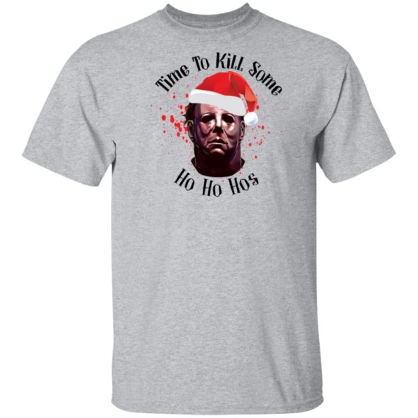 Michael Myers Time To Kill Some Ho Ho Hos Shirt