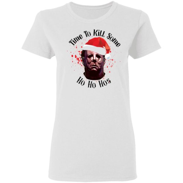 Michael Myers Time To Kill Some Ho Ho Hos Shirt