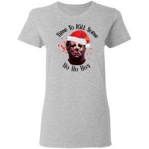 Michael Myers Time To Kill Some Ho Ho Hos Shirt image Michael Myers Time To Kill Some Ho Ho Hos Shirt