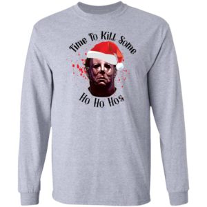 Michael Myers Time To Kill Some Ho Ho Hos Shirt image Michael Myers Time To Kill Some Ho Ho Hos Shirt