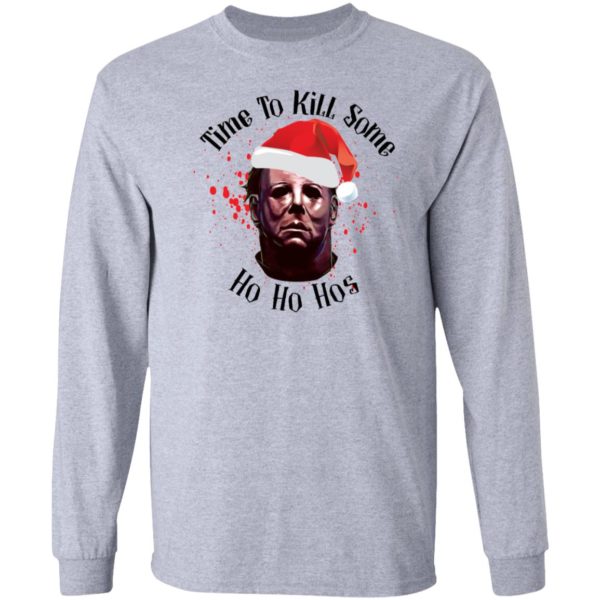 Michael Myers Time To Kill Some Ho Ho Hos Shirt