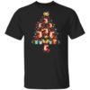 Dinosaurs Red Christmas Tree Shirt