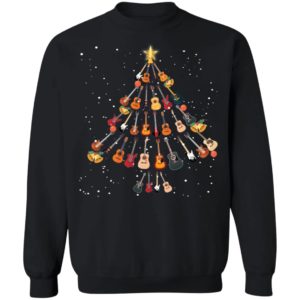 Guitar Christmas Tree Sweater image Guitar Christmas Tree Sweater