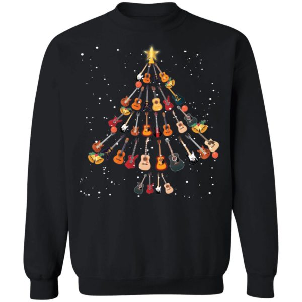 Guitar Christmas Tree Sweater