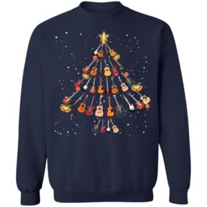 Guitar Christmas Tree Sweater image Guitar Christmas Tree Sweater