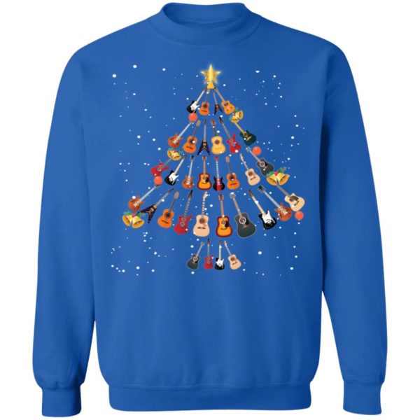 Guitar Christmas Tree Sweater