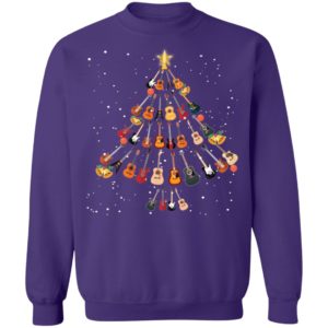 Guitar Christmas Tree Sweater image Guitar Christmas Tree Sweater