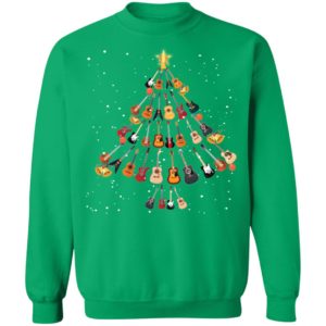 Guitar Christmas Tree Sweater image Guitar Christmas Tree Sweater