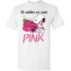 Snoopy In October We Wear Pink Breast Cancer Awareness Shirt