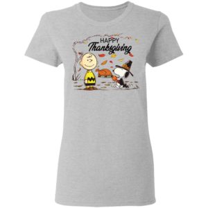 Charlie brown and Snoopy Happy Thanksgiving Shirt