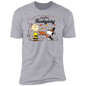 Charlie brown and Snoopy Happy Thanksgiving Shirt