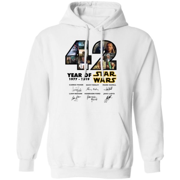 42 Years Of Star Wars 1977 2019 Signatures Shirt