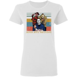 Birthday Horror Movie Characters Super Soft Shirt