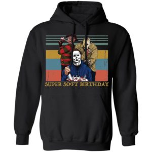 Birthday Horror Movie Characters Super Soft Shirt