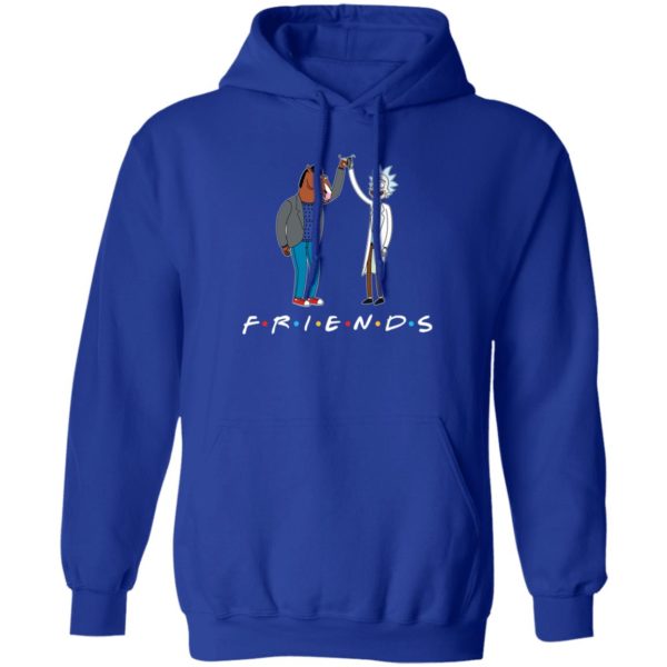 Friends Rick Morty And Bojack Horseman Shirt