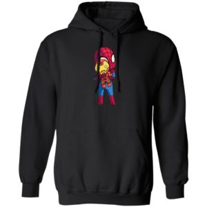 Baby Spider man Hug Iron Man Shirt