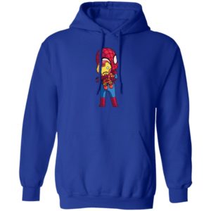 Baby Spider man Hug Iron Man Shirt