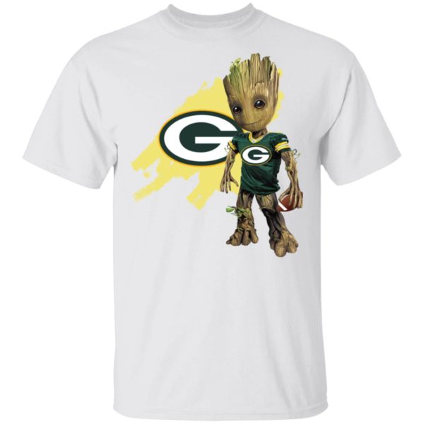 Baby Groot Green Bay Packers Player Shirt