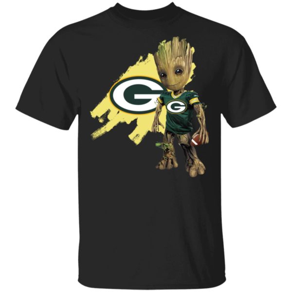 Baby Groot Green Bay Packers Player Shirt