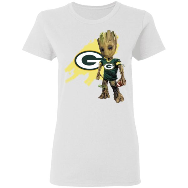 Baby Groot Green Bay Packers Player Shirt