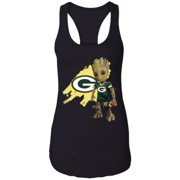 Baby Groot Green Bay Packers Player Shirt