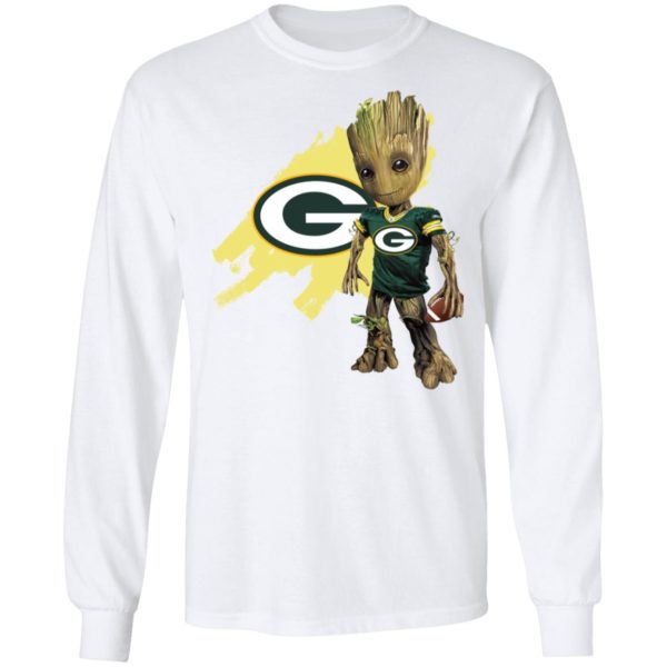 Baby Groot Green Bay Packers Player Shirt